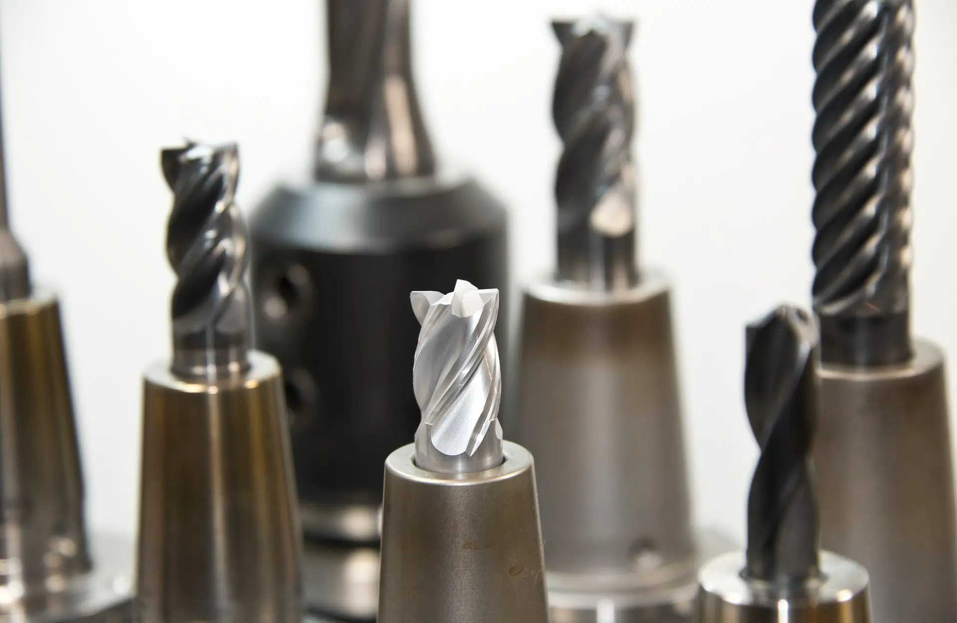 Aluminum and Steel CNC Endmill in Tool Holders